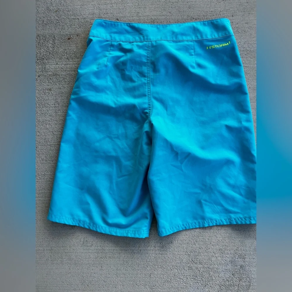 Under Armour Mens Blue Board Shorts Swim Trunks size 29